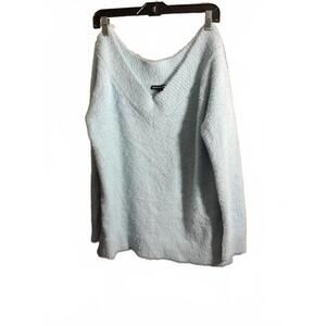 Cozy Light Blue Sweater by Boston Proper - Size M